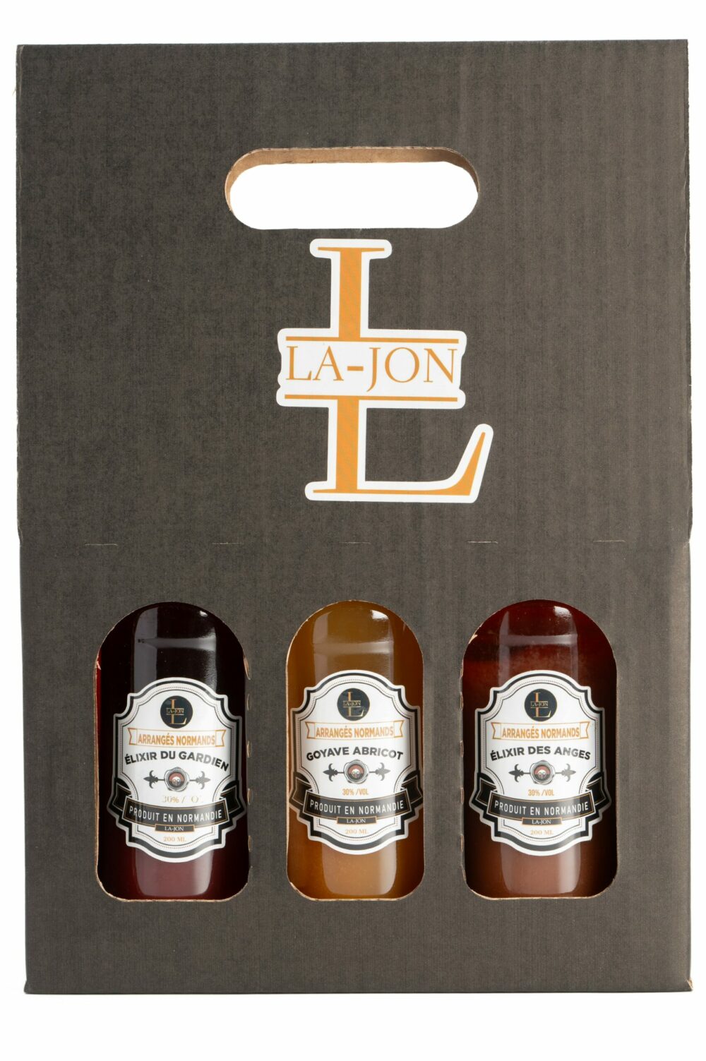 Coffret de 3 bouteilles 200 ml des Arrangés Normands