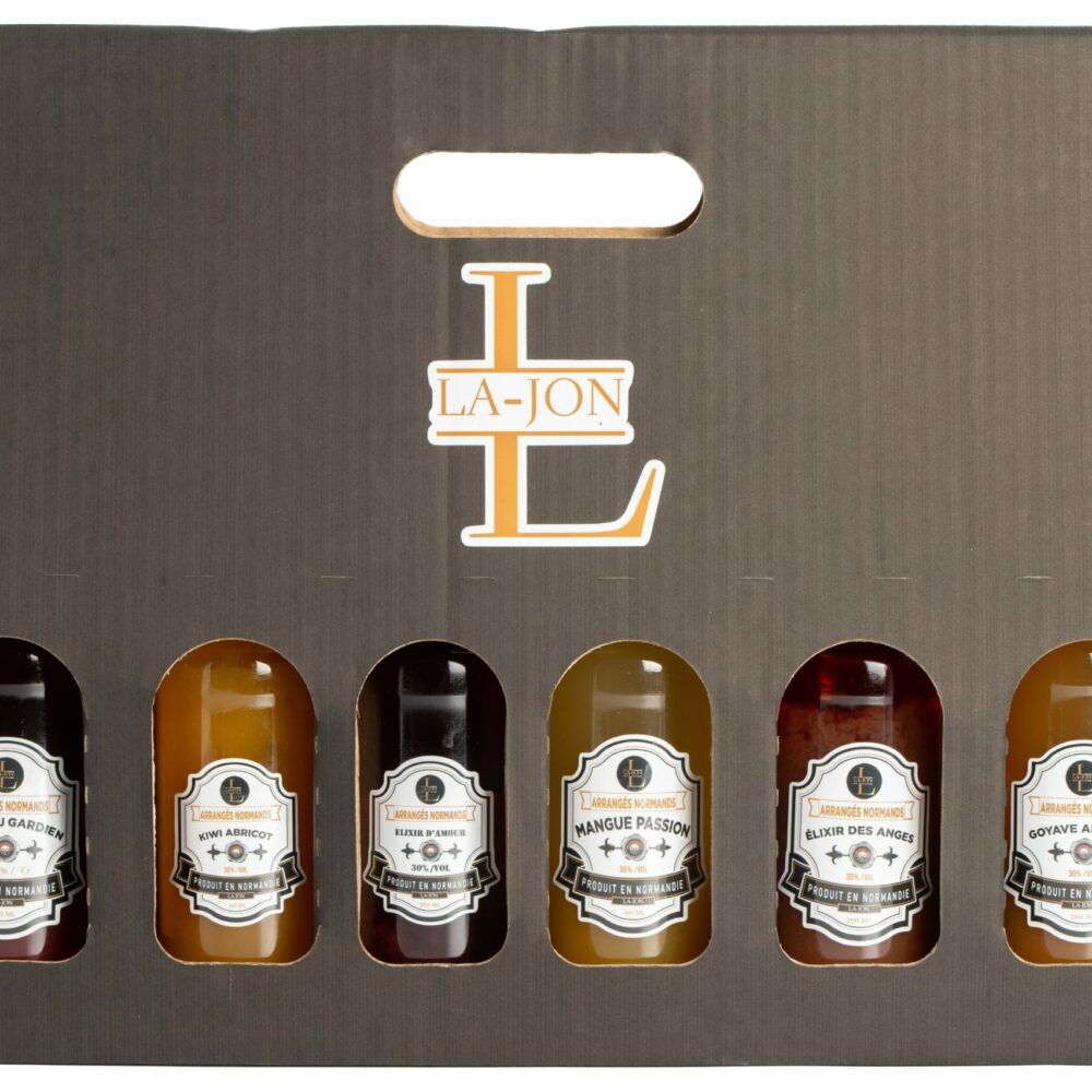 Coffret de Rhum Arrangé de 6 bouteilles de 200 ml