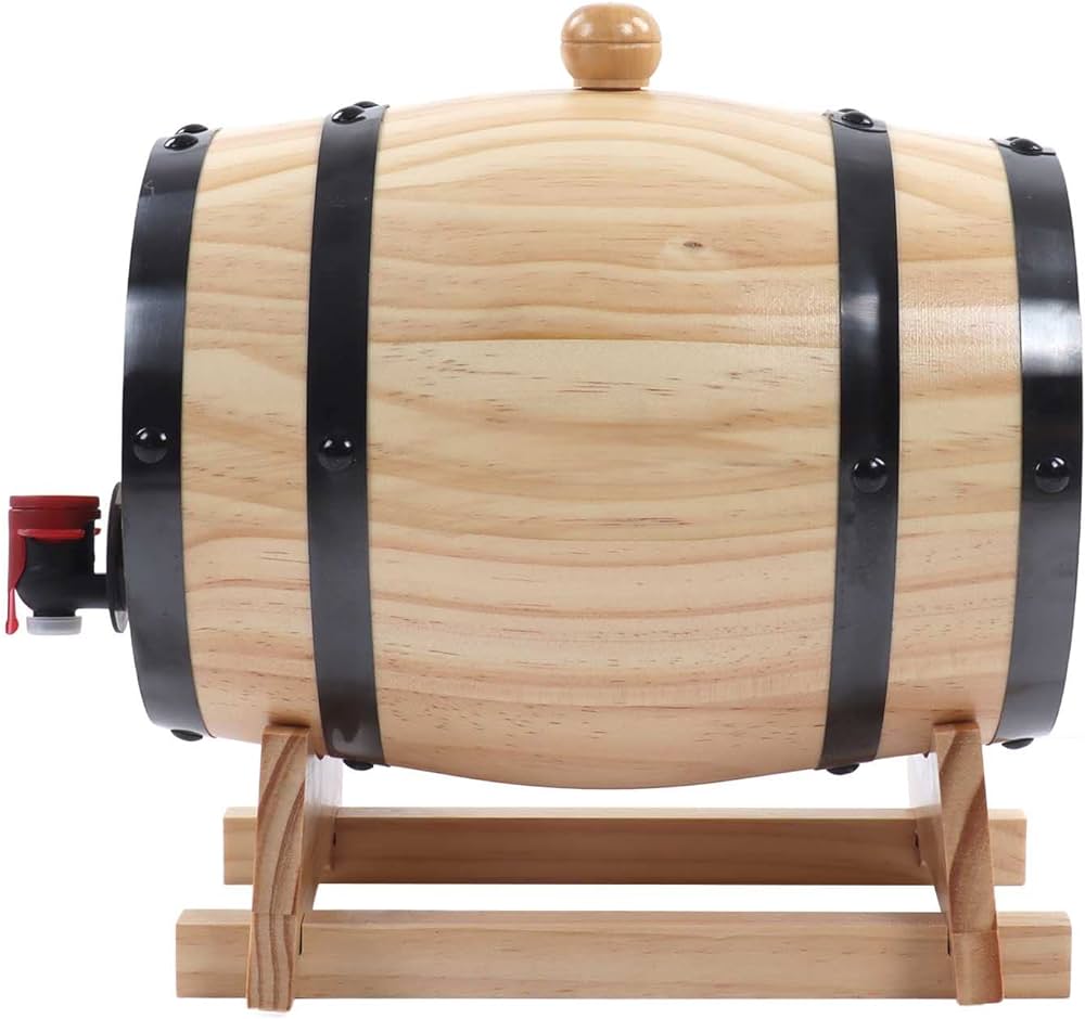 Tonneau en Bois de Blanc de Fruit de 3L